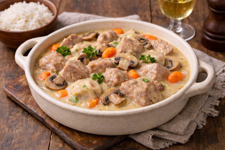 Recette de la blanquette de veau façon grand-mère