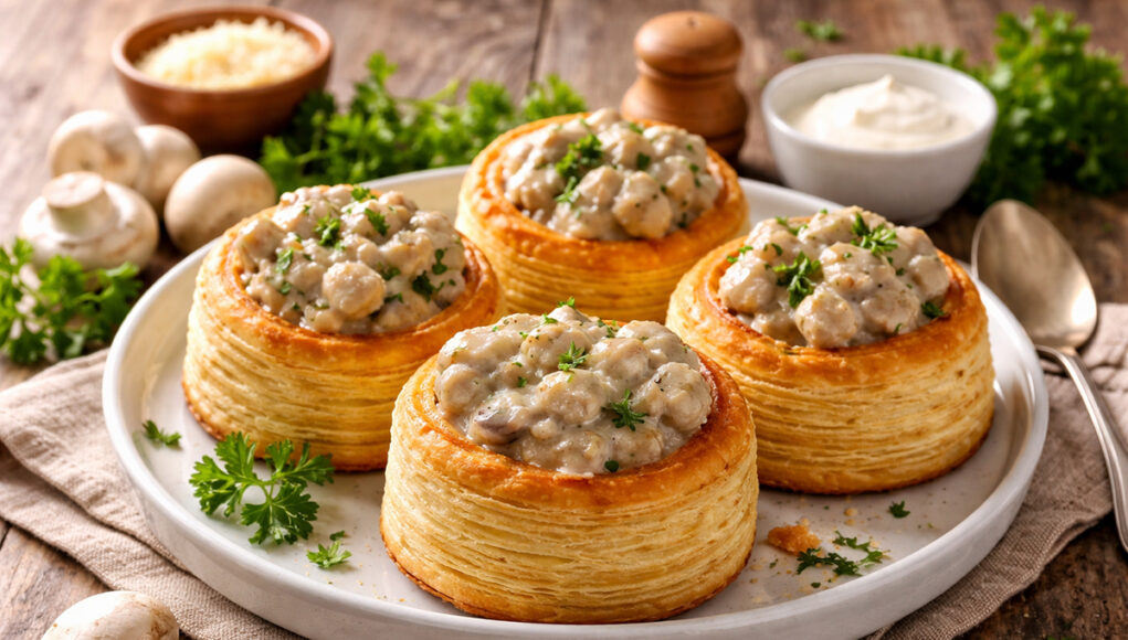 recette de grand-mère de la bouchée à la reine