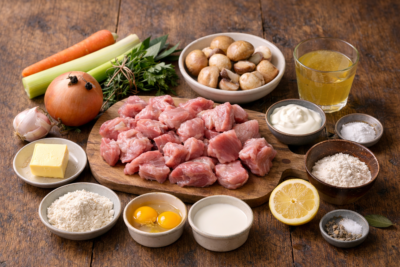 Recette de la blanquette de veau façon grand-mère