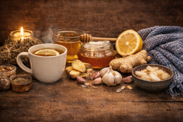 remèdes de grand-mère pour soigner des maladies d'hiver