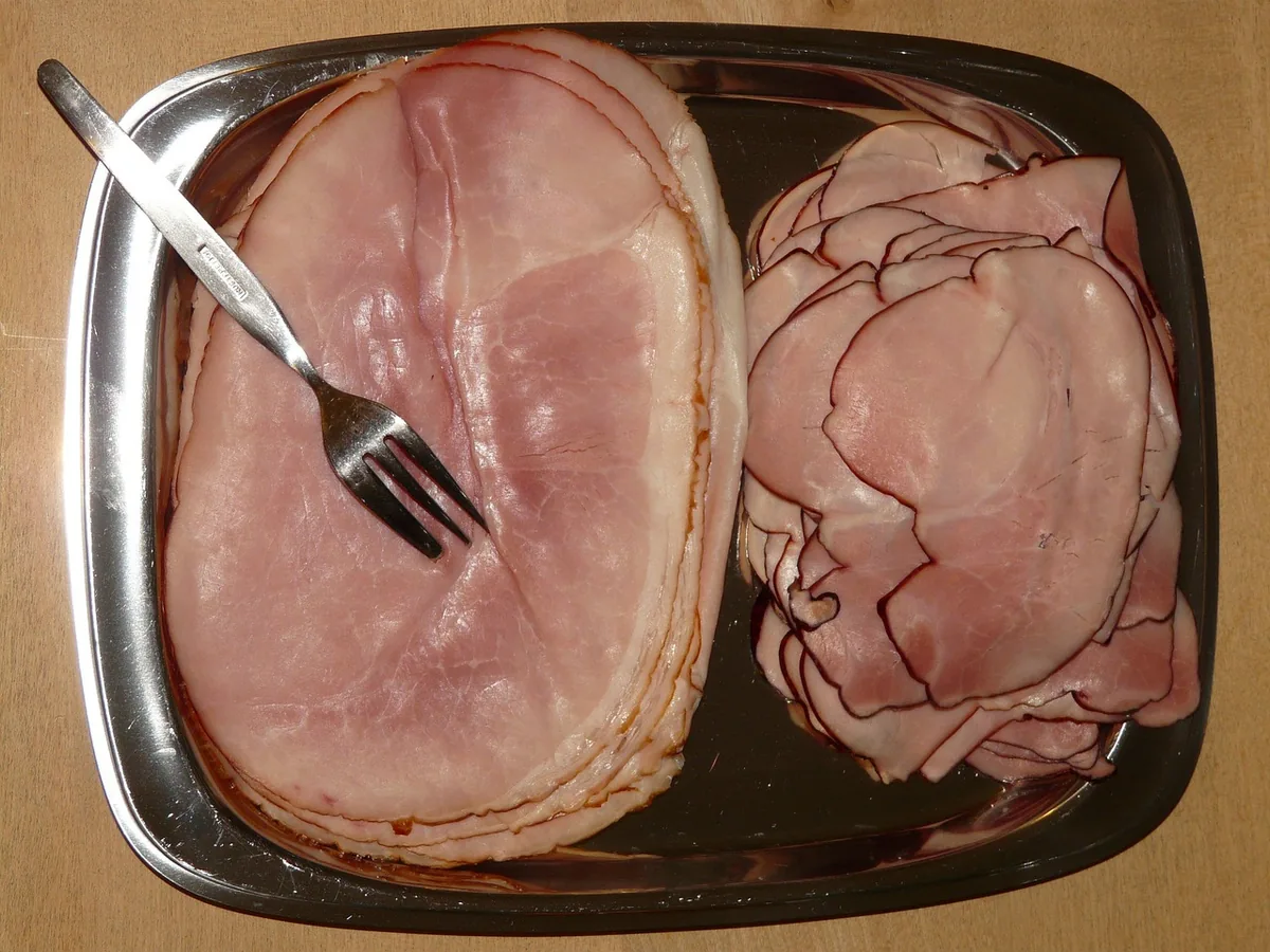 Tranches de jambon cuit pour envelopper les endives
